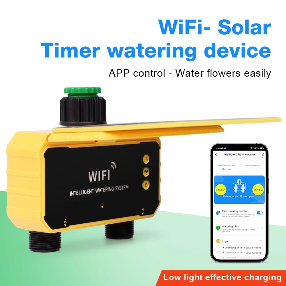 1/2 Outlet WIFI Solar Irrigati - Smart Garden At Home ulasan dan harga