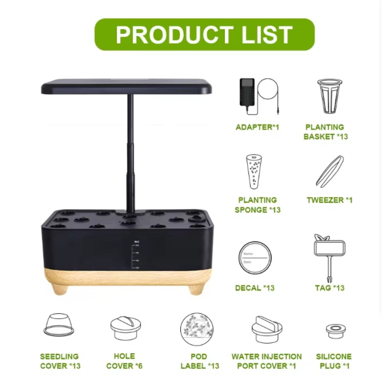 Kebun Hidroponik Dalam Ruangan - Smart Garden At Home ulasan dan harga
