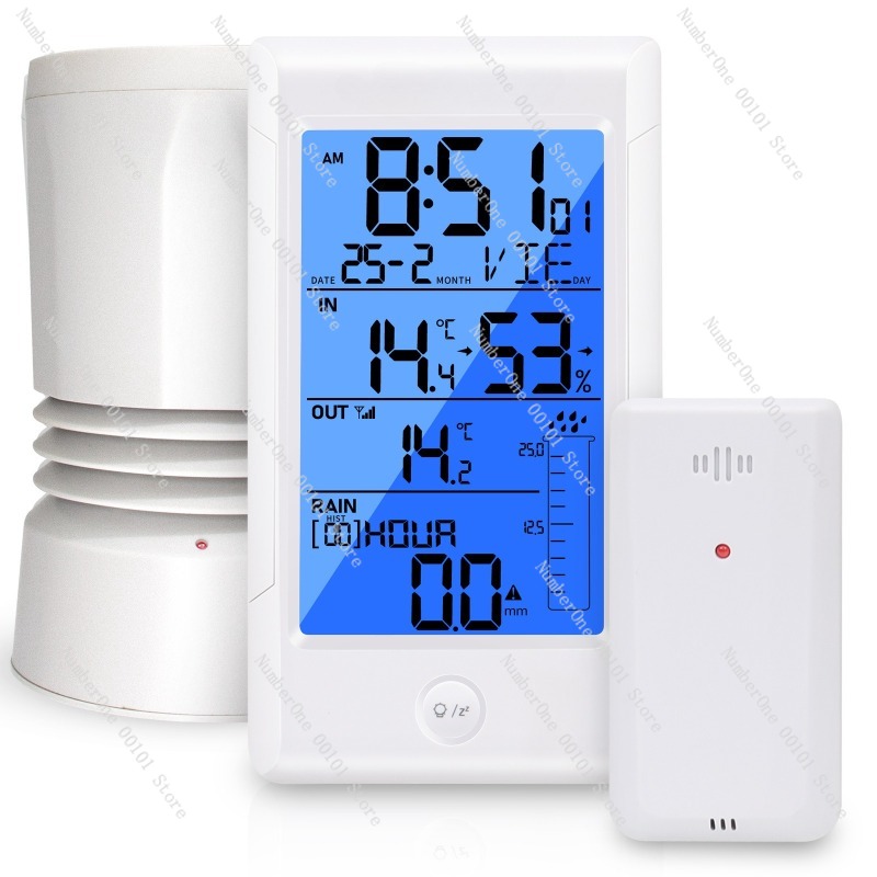 Stasiun Cuaca Nirkabel dengan  - Rain Gauge Digital ulasan dan harga