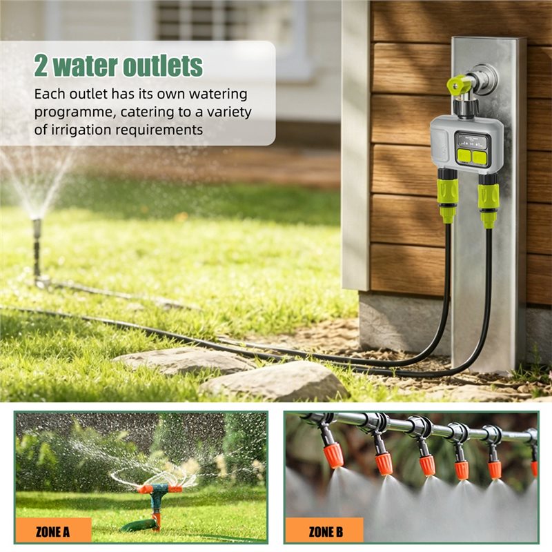 WORTHOWN-Wifi Smart Water Time - Smart Garden Zone ulasan dan harga
