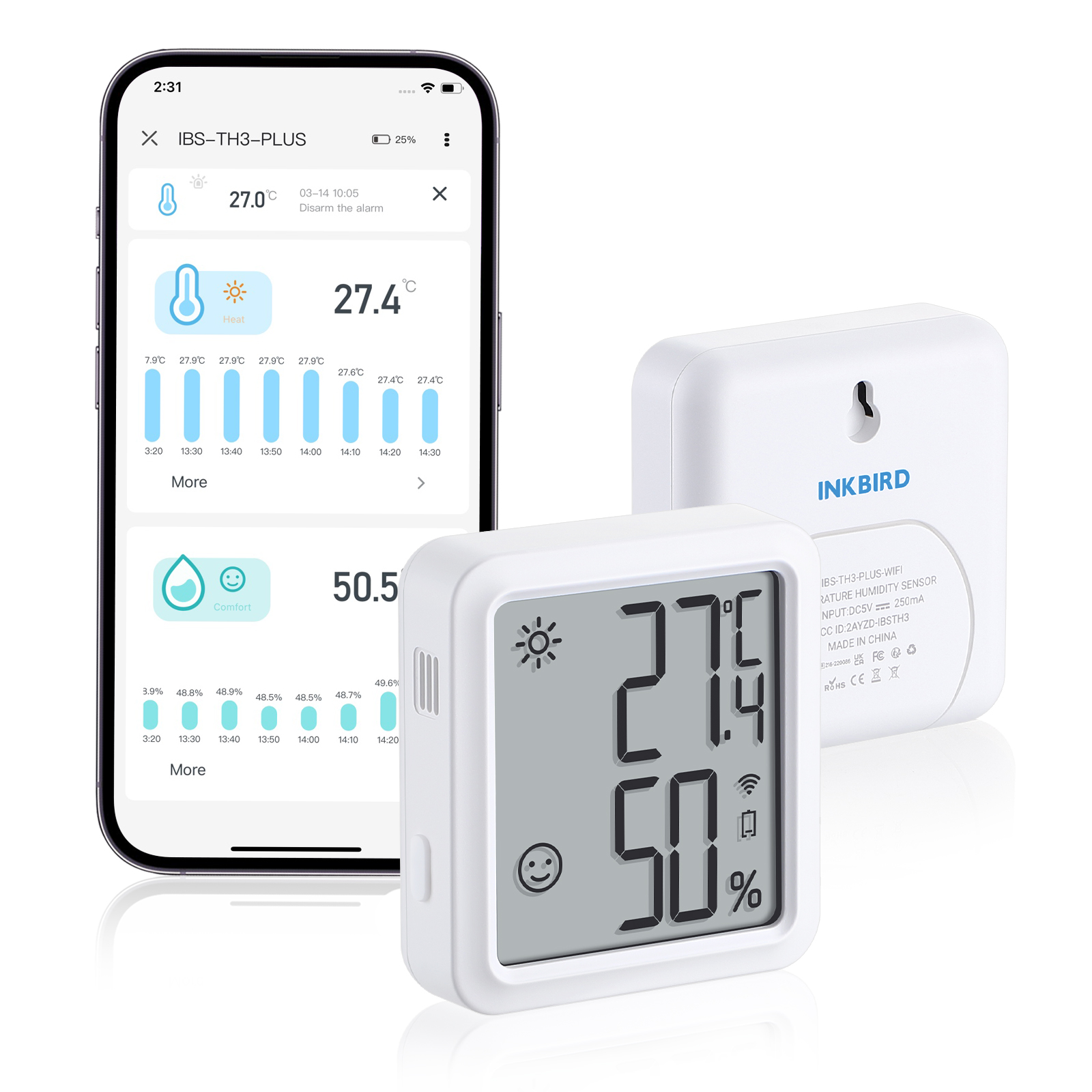 INKBIRD IBS-TH3 Wi-Fi/Sensor k - Rain Gauge Digital ulasan dan harga