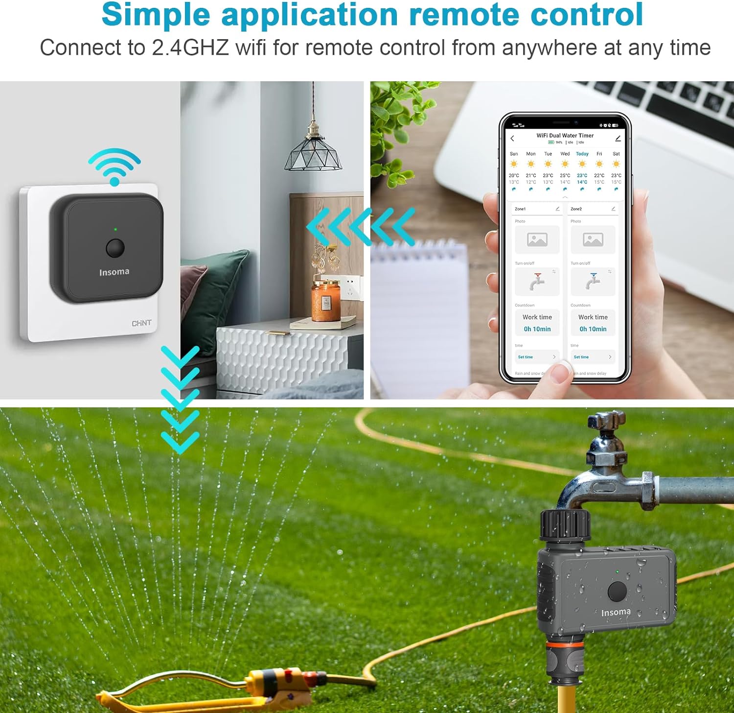 Insoma pengatur waktu air otom - Smart Garden At Home ulasan dan harga