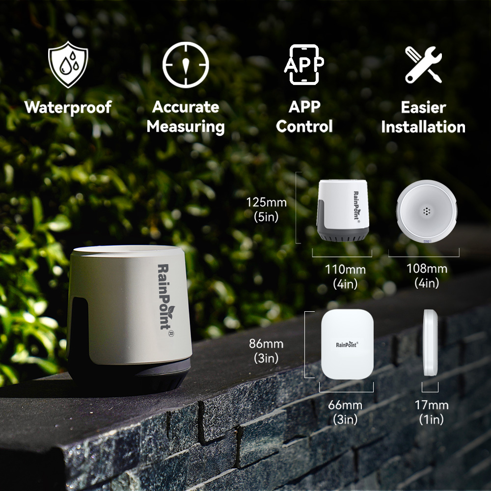 RAINPOINT Pengukur Curah Hujan - Rain Gauge Digital ulasan dan harga