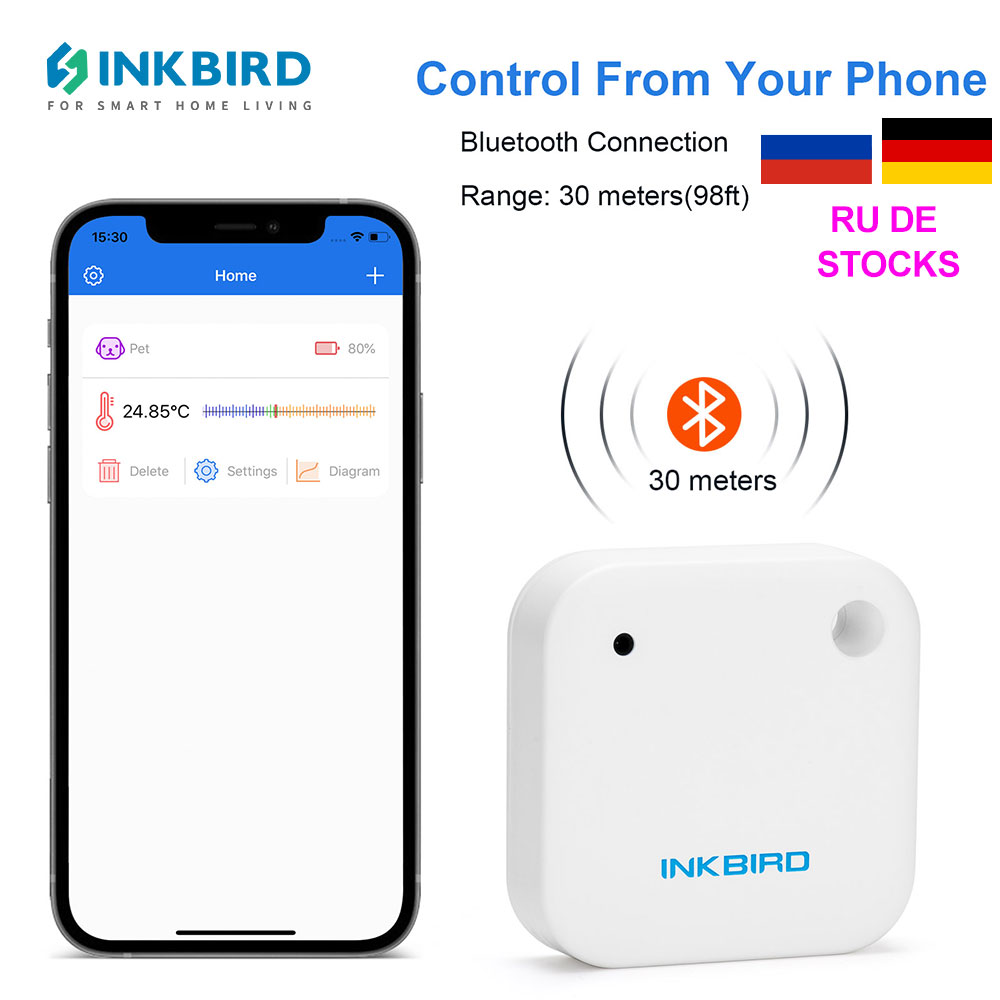 INKBIRD termometer dalam ruang - Rain Gauge Digital ulasan dan harga
