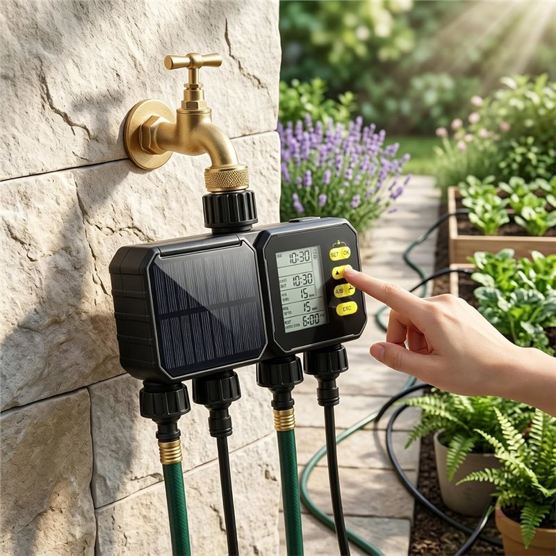 Pengatur Waktu Penyiraman Wifi - Smart Garden Zone ulasan dan harga