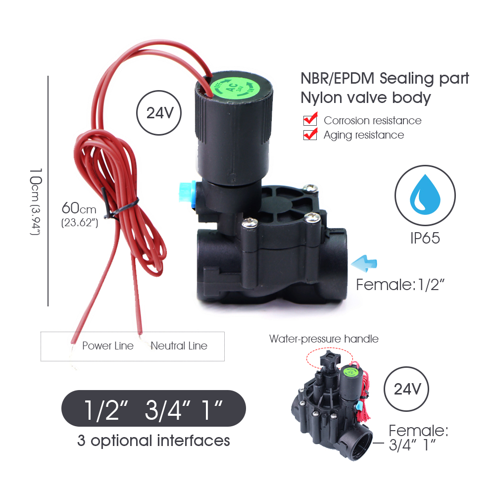 Selang taman katup Solenoid pe - Smart Garden At Home ulasan dan harga
